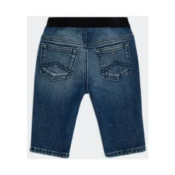 Pantalone con elastico in vita con Logo Jacquard