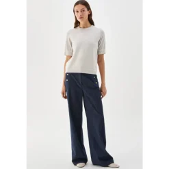 Paulina Jacquard Merino Wool Top