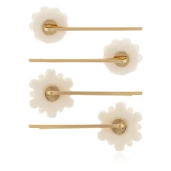 Pearl Flower Hairclips