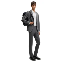 Performance-stretch struktureret stofskjorte