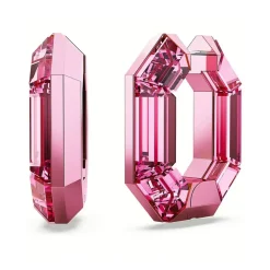 Pink Lucent Hoop Øreringe