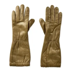 Prægede Logo Læderhandsker