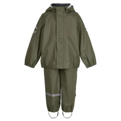 PU Regnsæt - Støvet Oliven