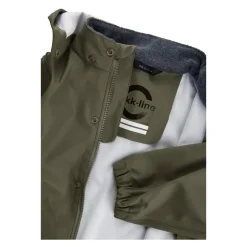 PU Regnsæt - Støvet Oliven