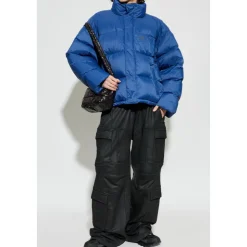 Puffer Jakke Med Ståkrave