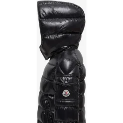 Quiltet Sort Polstret Jakke til Børn