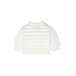 Quiltet Vatteret Jakke med Logo Patch