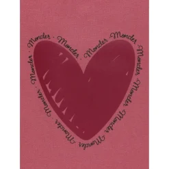 Rød Baby Bomulds Kjole Pige Logo Print