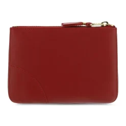 Rød Læder Linje Pung
