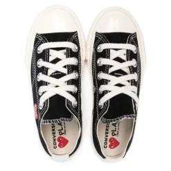 Røde Heart Low Sneakers