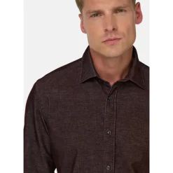 Regular Fit Fløjlsskjorte