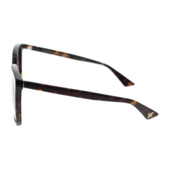 Rektangulære Trendy Solbriller med Metal Logo