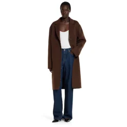 Reversible Silk Wool Coat