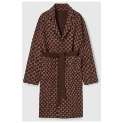 Reversible Silk Wool Coat