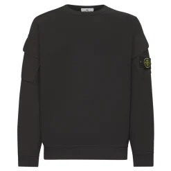 Ribbed Crewneck Sweaters med Lommer