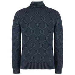 Ribbet Uld Turtleneck Pullover