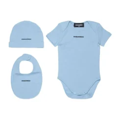 Ribstrikket Kortærmet Sæt