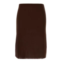 Ribstrikket Pencil Skirt