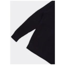 Ribstrikket Sort Sweater Kevin Model