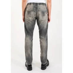 Ripped and Repaired Regular Fit Jeans