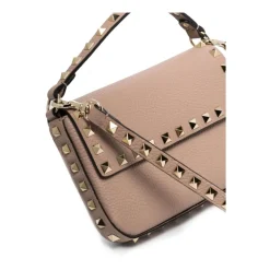 Rockstud Leather Mini Bag