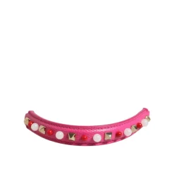 Rosa Smykket Læder Taskehåndtag Strop