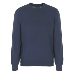 Rundhals-pullover i uldblanding