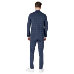 Rutete habit med reverskrave