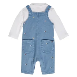 Salopette og T-shirt sæt