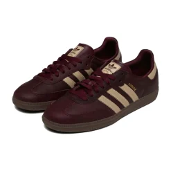 Samba OG Maroon Crystal Sand Sneakers
