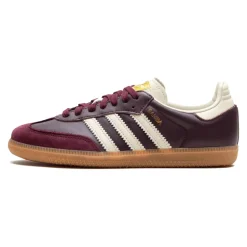 Samba OG Maroon Gold Metallic Sneakers