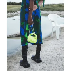 Satin Micro Hobo Taske