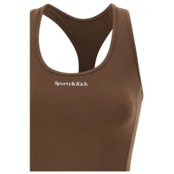 Serif Logo Sports Cropped Tank