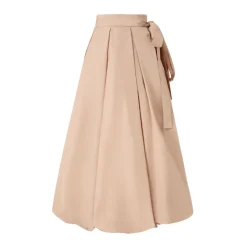 Side Tie Front Slit Nederdel