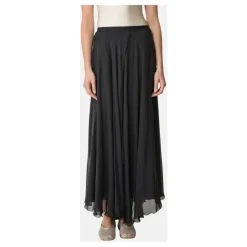 Silke Chiffon Lang Nederdel