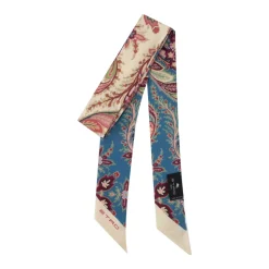 Silke Paisley Tørklæde med Kontrastkanter