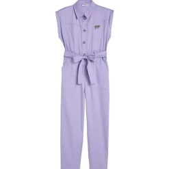 Skjortekjole med knaplukning foran og tone-i-tone bælte