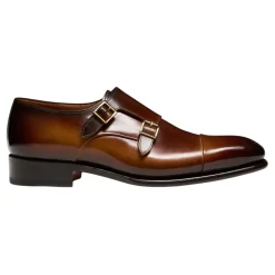 Sko med dobbeltspænde