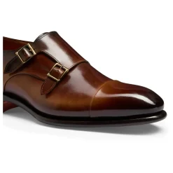 Sko med dobbeltspænde