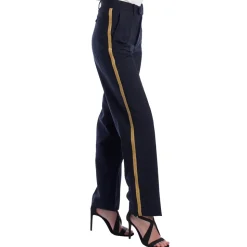 Skreddersyet bukser med dekorativt sidebånd