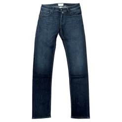 Slim Carbon Label Mørk Vasket Jeans