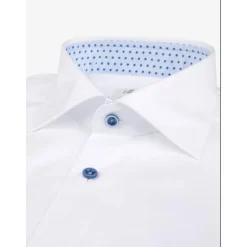 Slimline C75 RM Cuff Contrast Skjorte