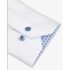 Slimline C75 RM Cuff Contrast Skjorte