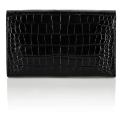 Small Croco Embossed Clutch Eagle