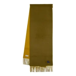 Solidt Uldtørklæde - Khaki Cashmere