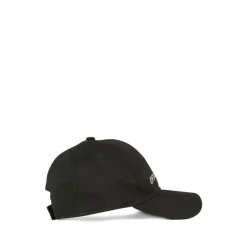 Sort Bomuld Logo Broderet Kasket