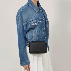 Sort Clovelly Pung med Lynlås Lukning