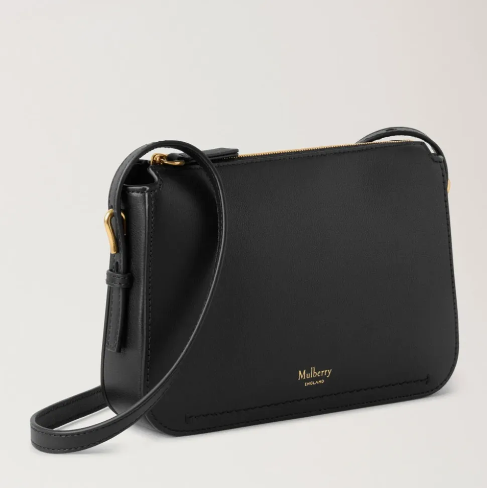 Sort Clovelly Pung med Lynlås Lukning