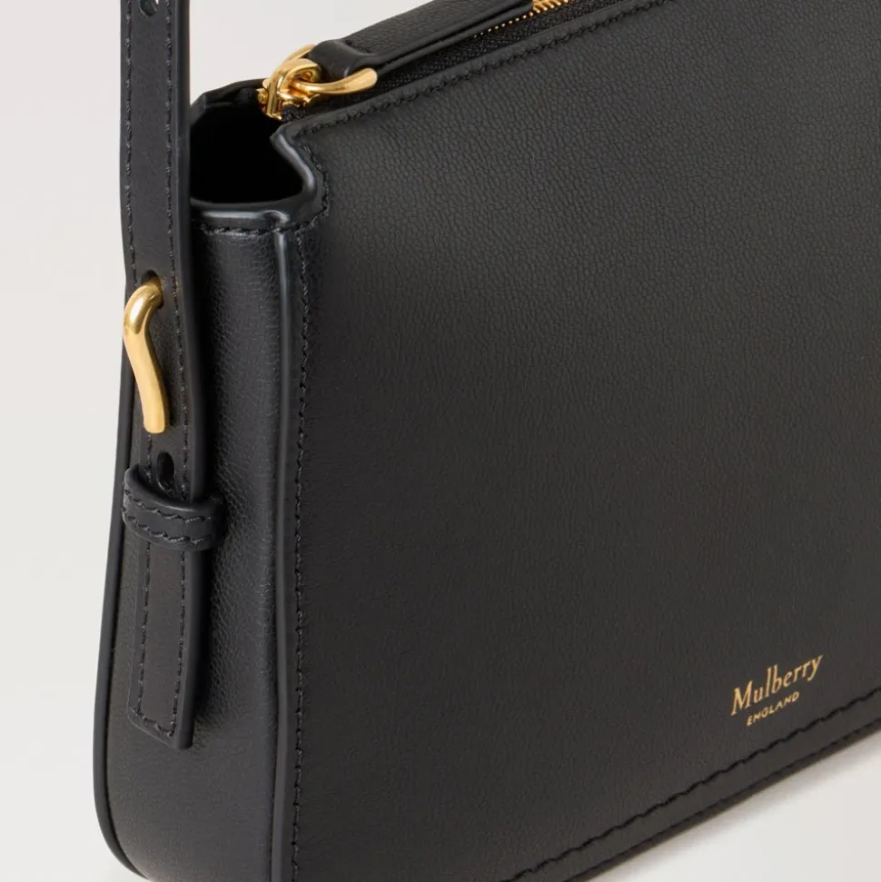 Sort Clovelly Pung med Lynlås Lukning