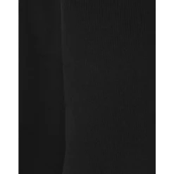 Sort Crew Neck Sweater med Lomme